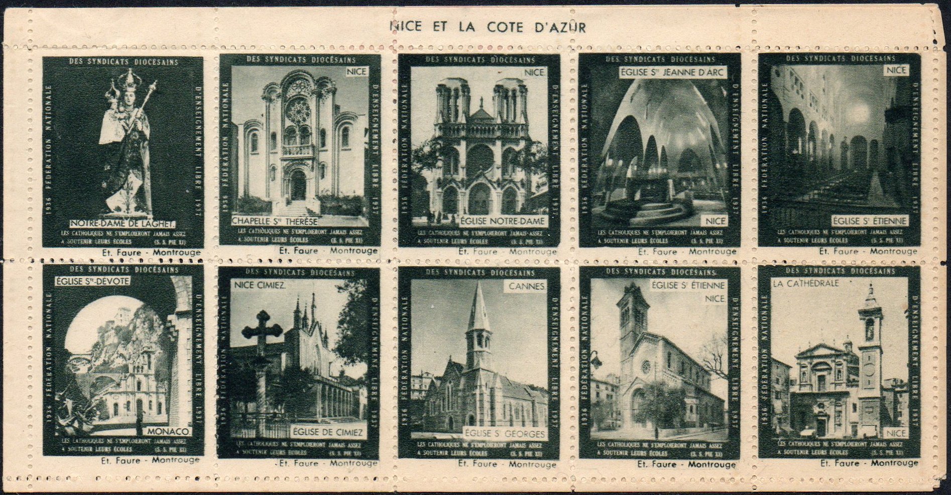 Vignettes d'Eglises : Monaco Ste Dévote